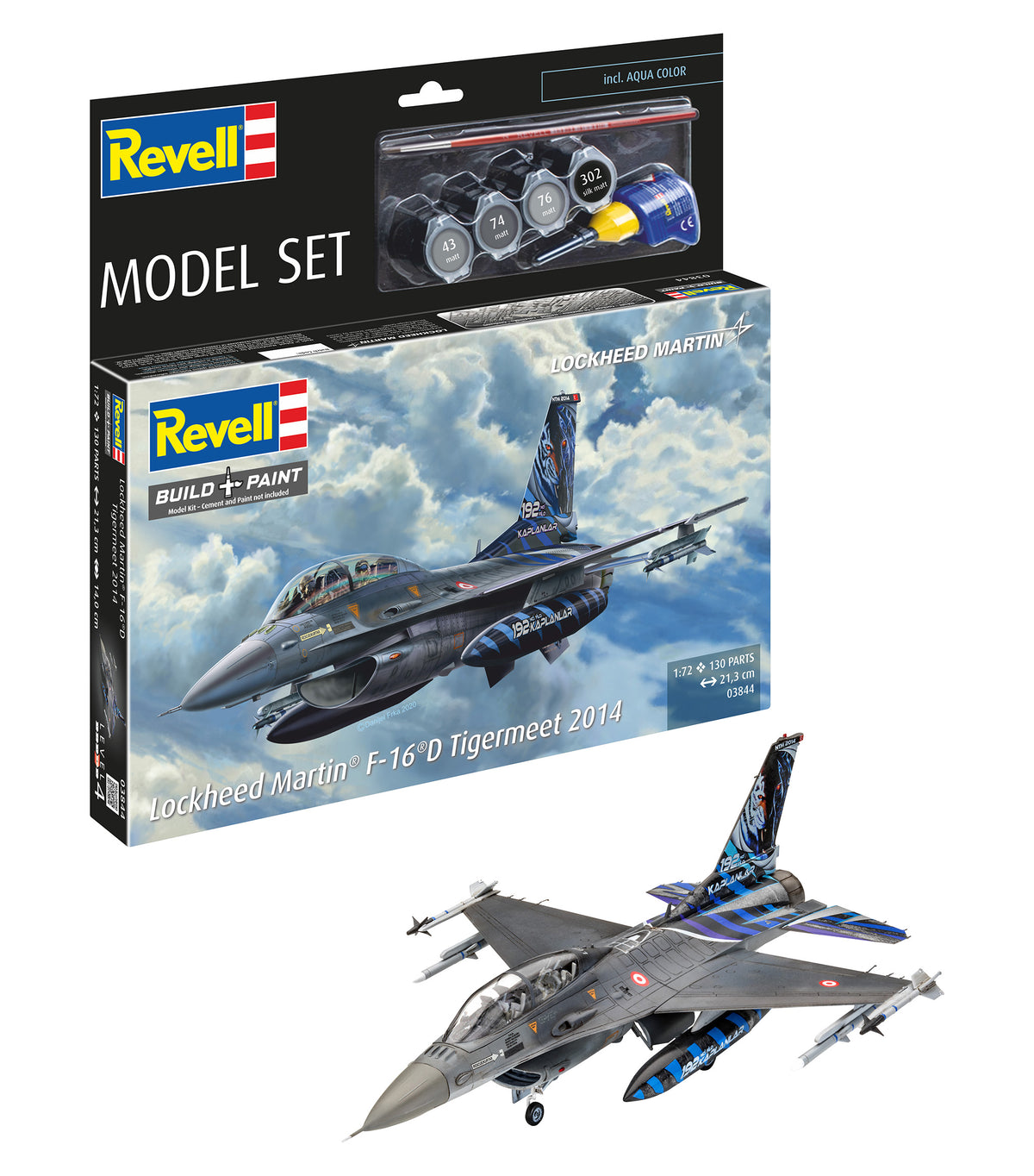 Model Set Lockheed Martin F-16D Tigermeet 2014