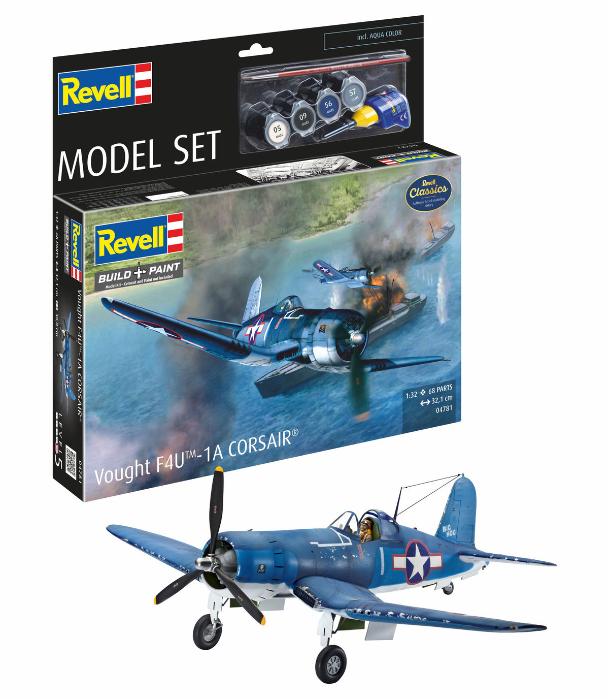 Model Set Vought F4U-1A CORSAIR