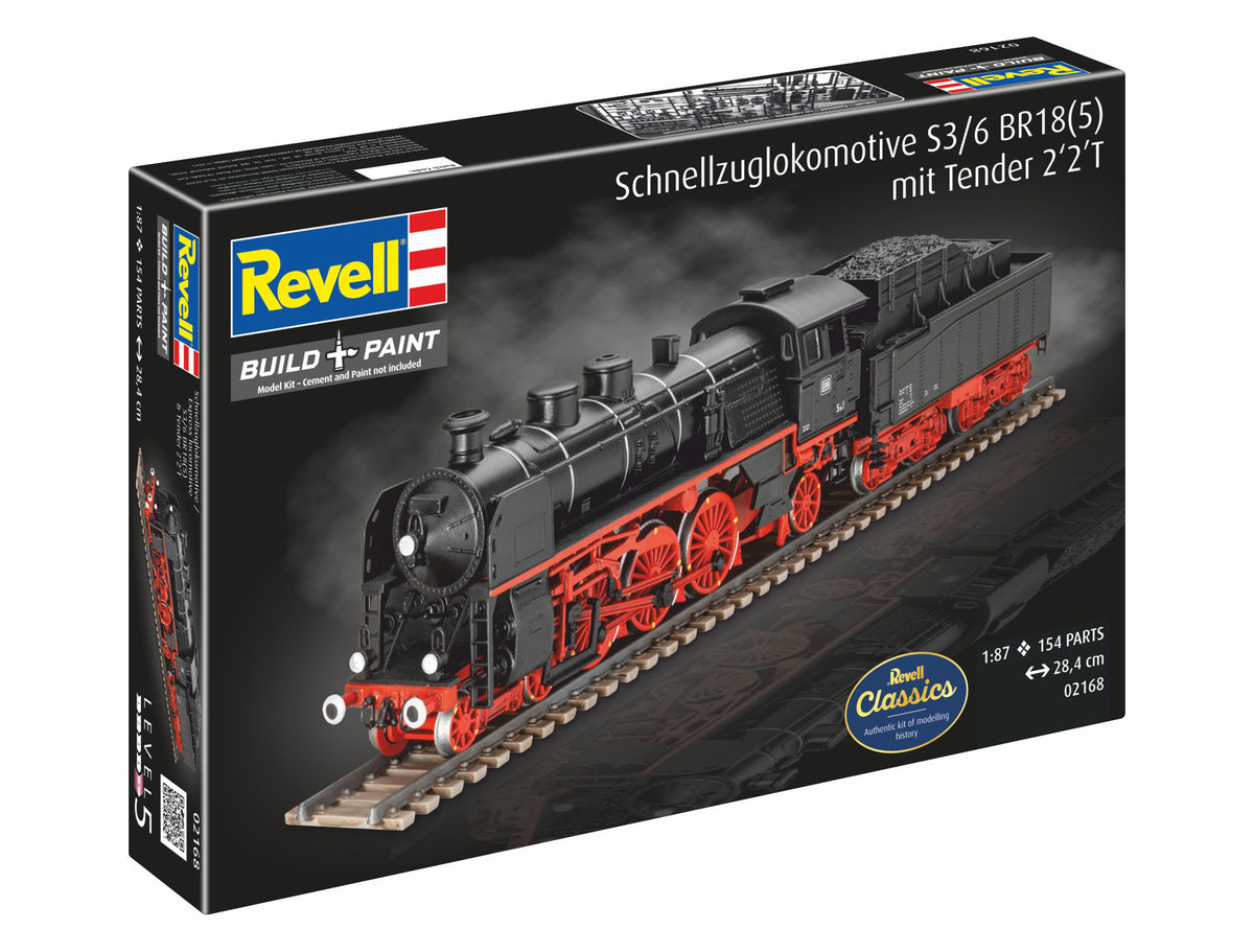Express locomotive  S3/6 BR18(5) with Tender 2‘2’T