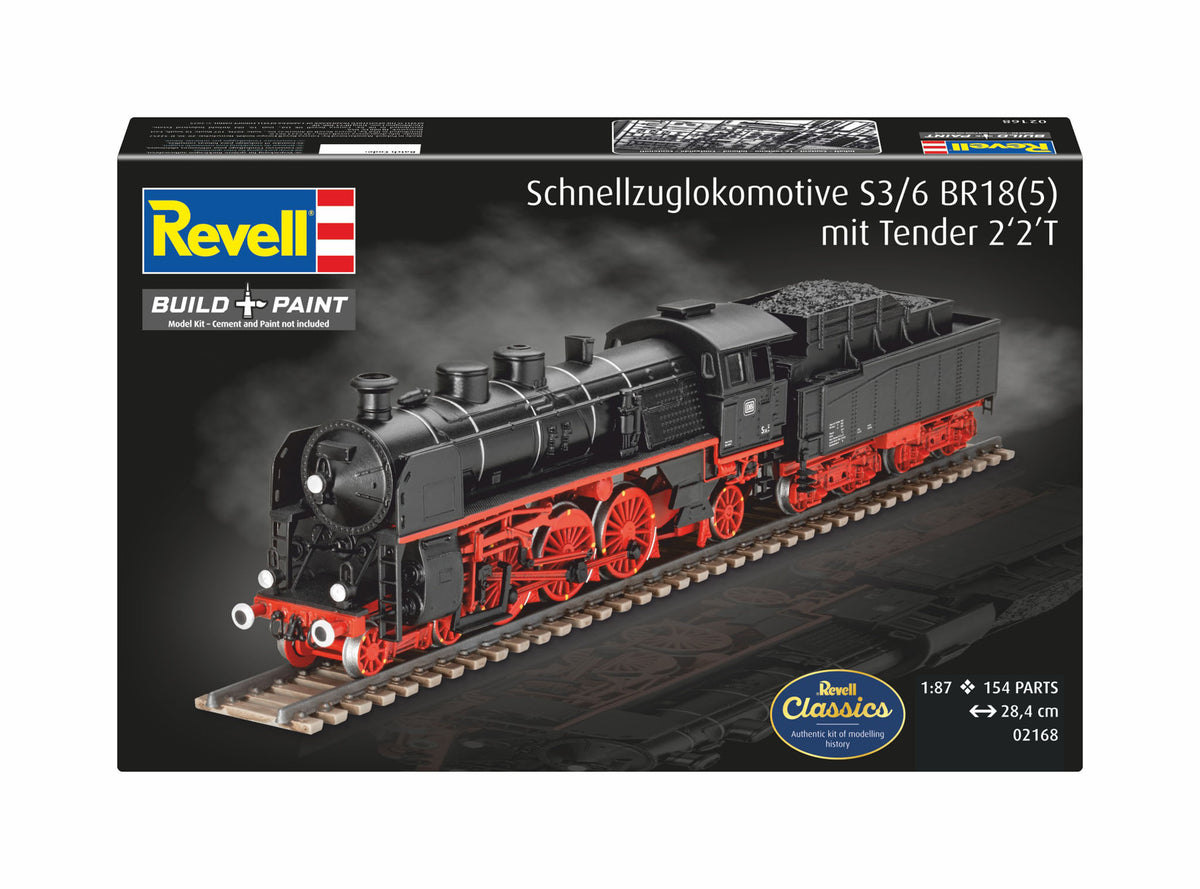 Express locomotive  S3/6 BR18(5) with Tender 2‘2’T