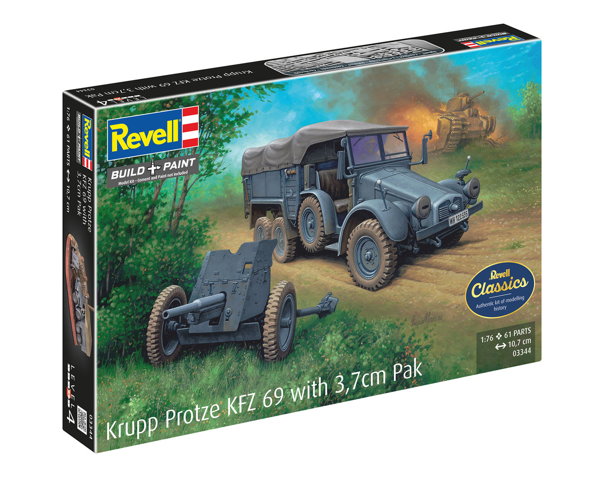 Krupp Protze KFZ 69 with 3,7cm Pak