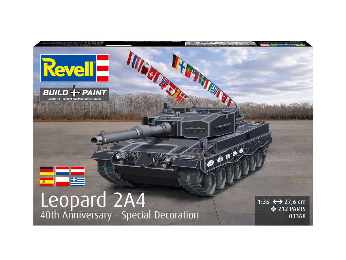 Leopard 2A4  - Special Decoration 40th anniversay