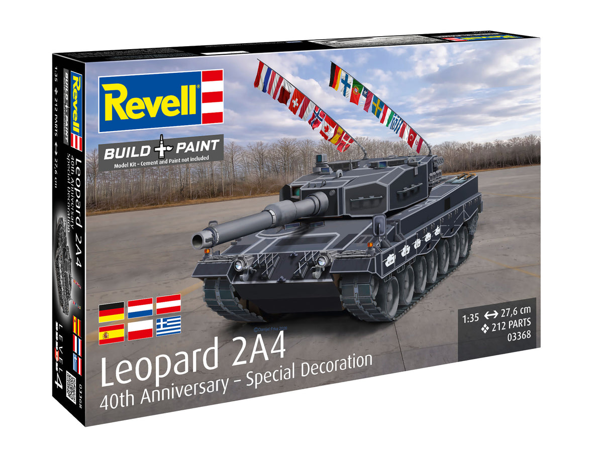 Leopard 2A4  - Special Decoration 40th anniversay