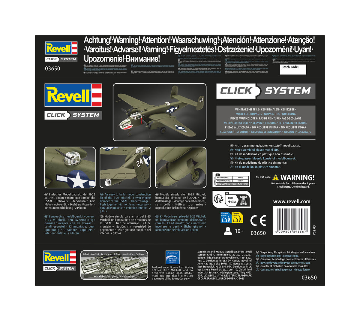 B-25 Mitchell Click-System