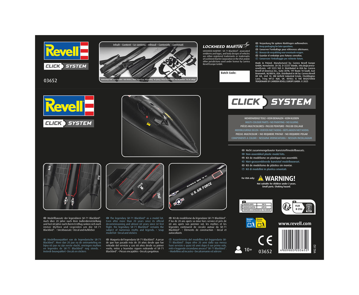 Lockheed SR-71 Blackbird Click-System