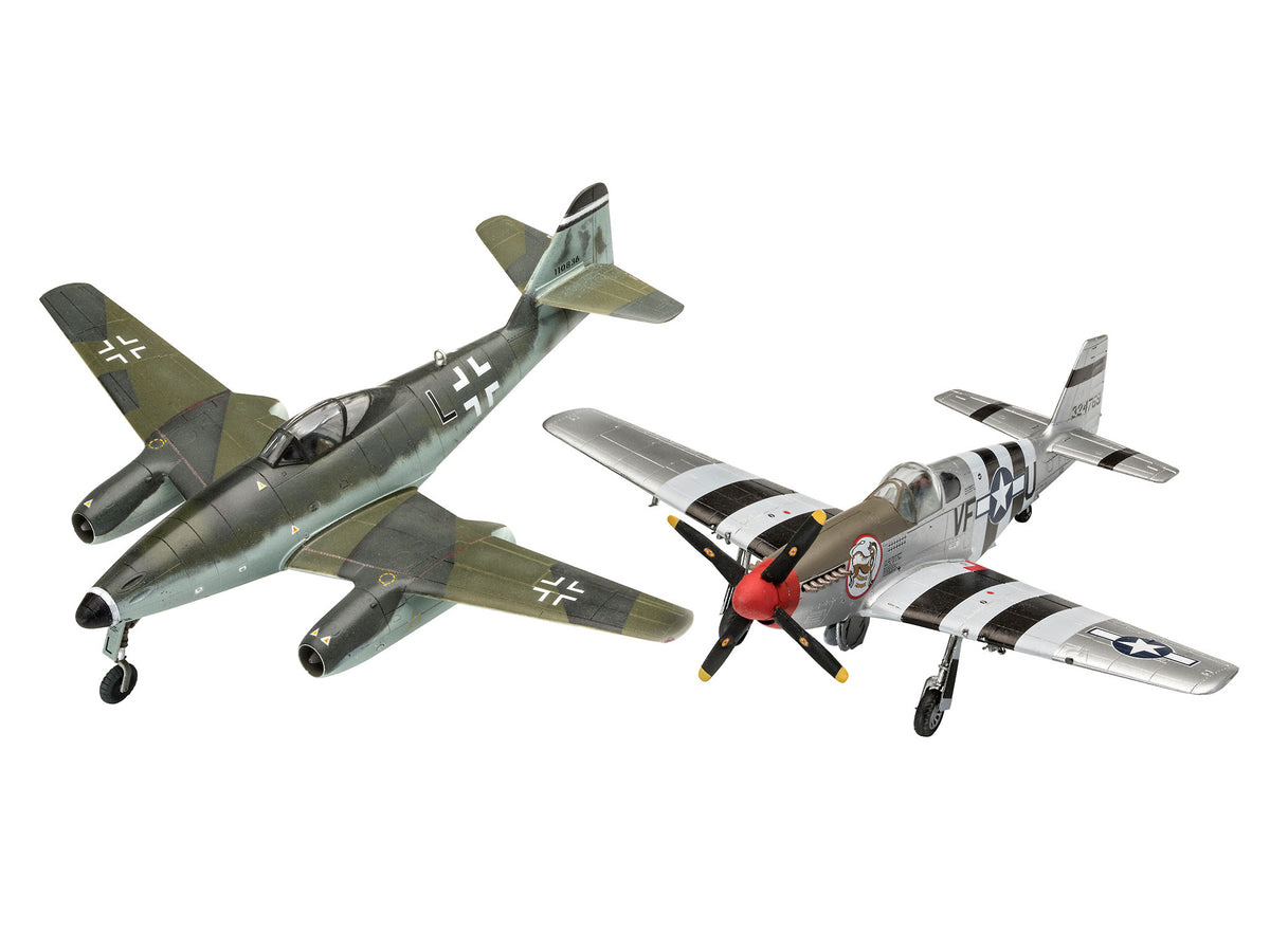 Combat Set Messerschmitt Me262 - P-51B Mustang