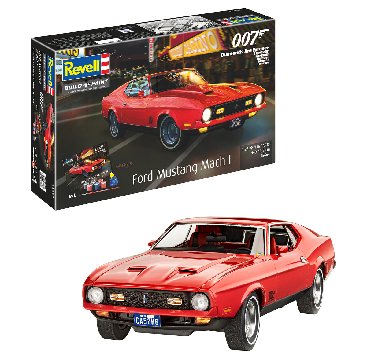 Geschenkset James Bond "Ford Mustang Mach I"