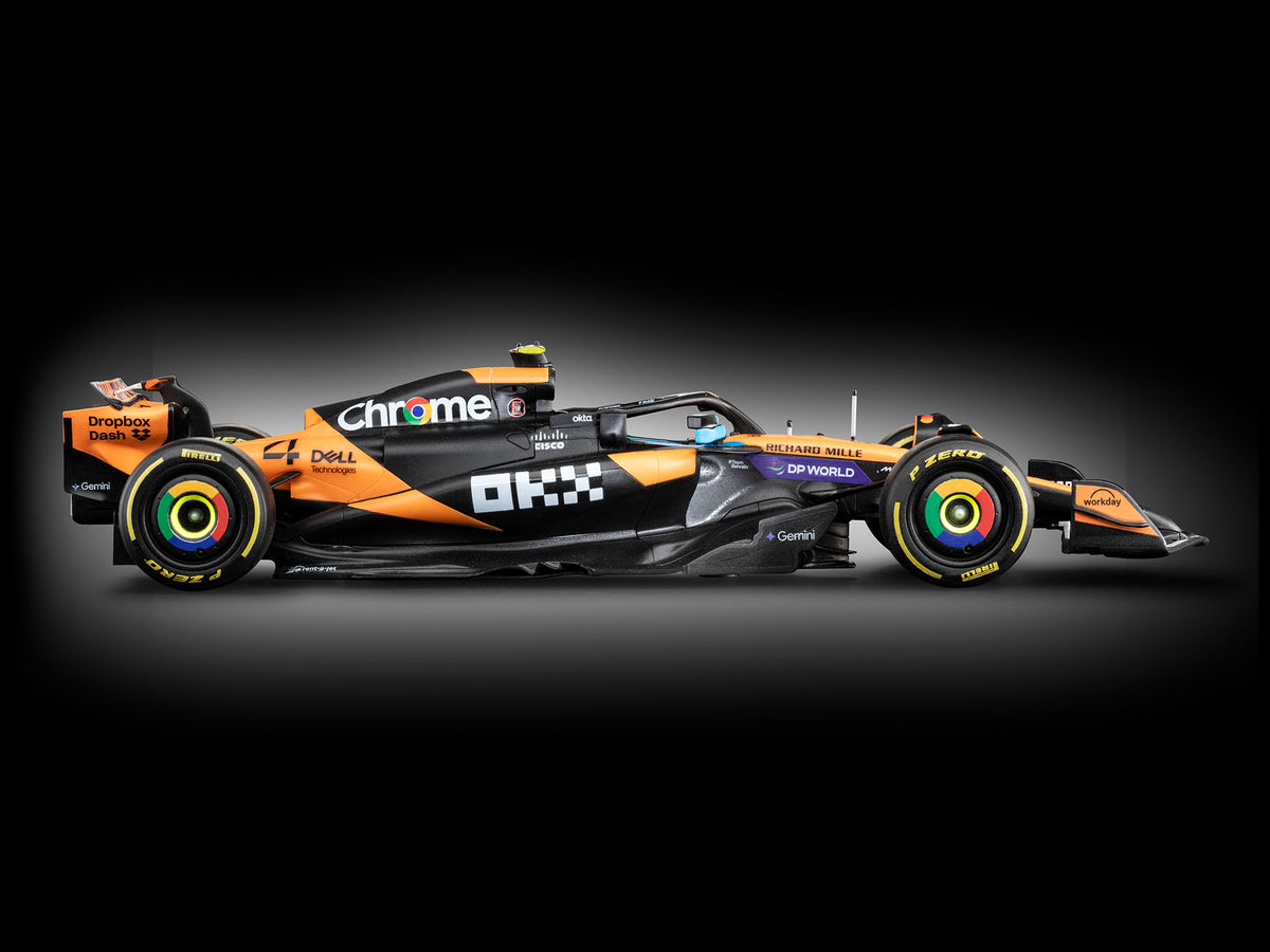McLaren MCL39 Modell in der Seitenansicht