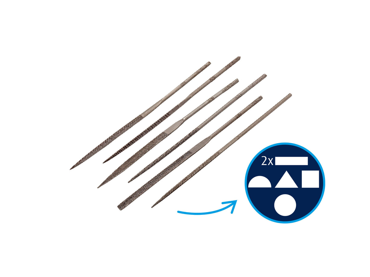 Revell Mini Needle File Set (6pcs) Blister