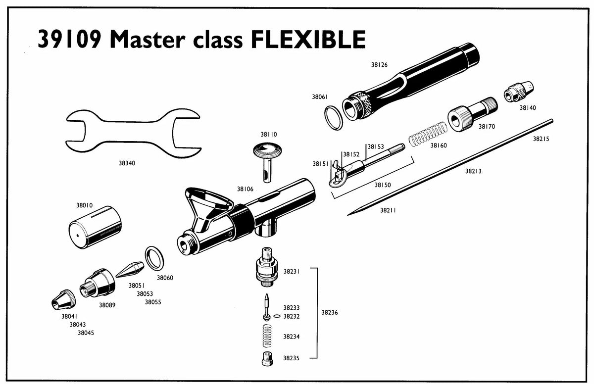 Airbrush spray gun "Flexible" Master Class