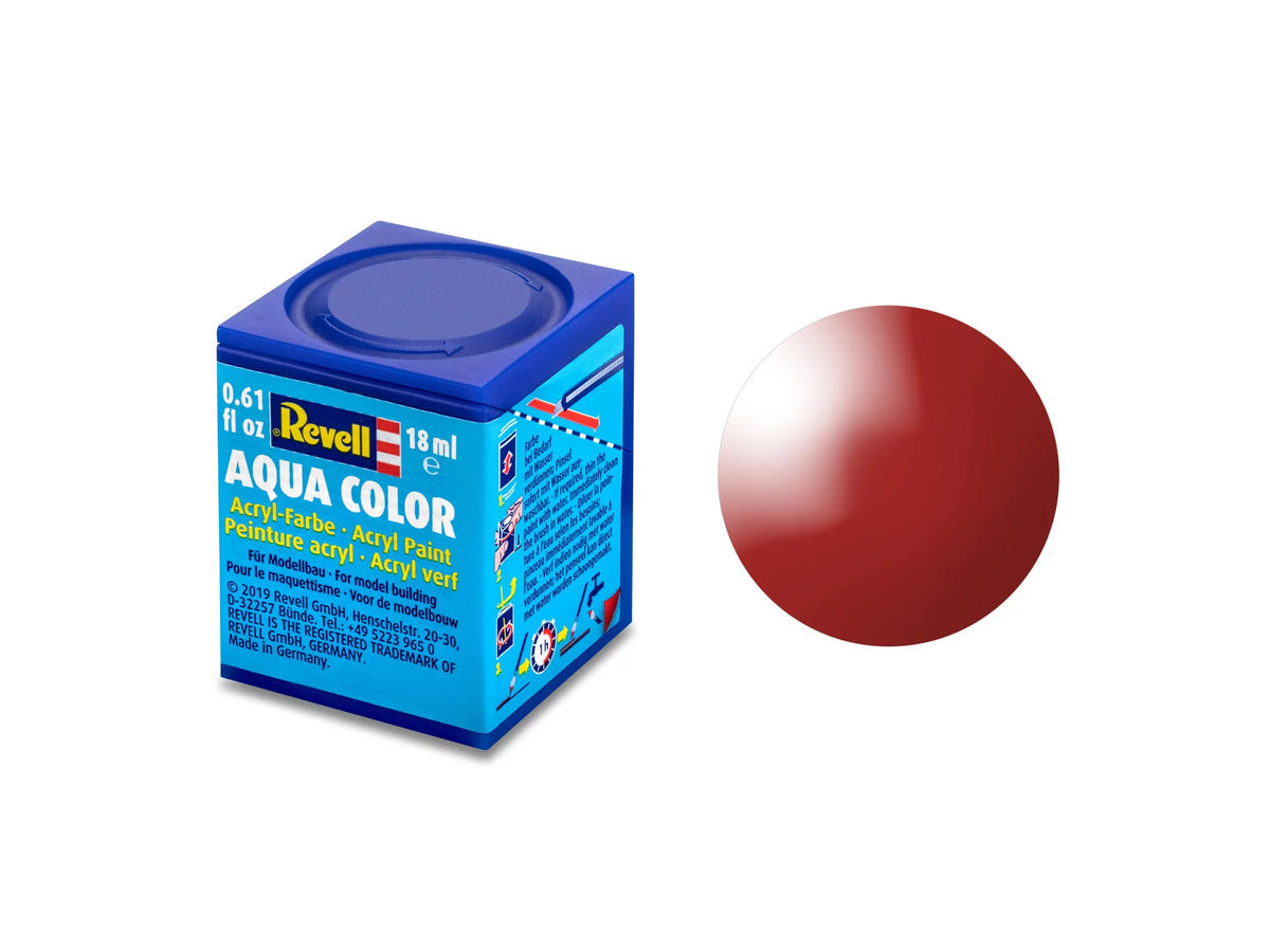 feuerrot, glänzend RAL 3000 Aqua Color 18 ml