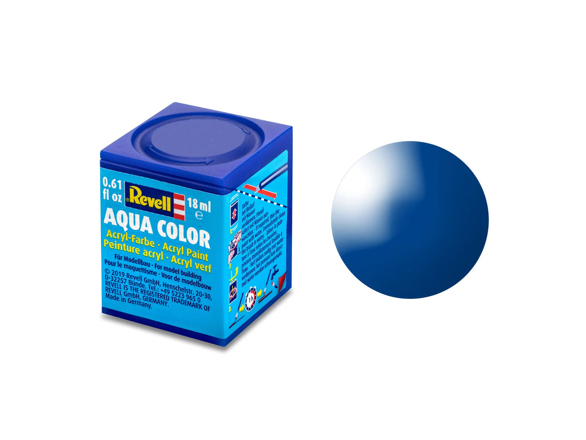 niebieski, błyszczący RAL 5005 Aqua Color 18 ml