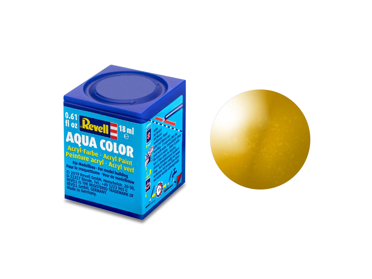 Messing, metallic Aqua Color 18 ml
