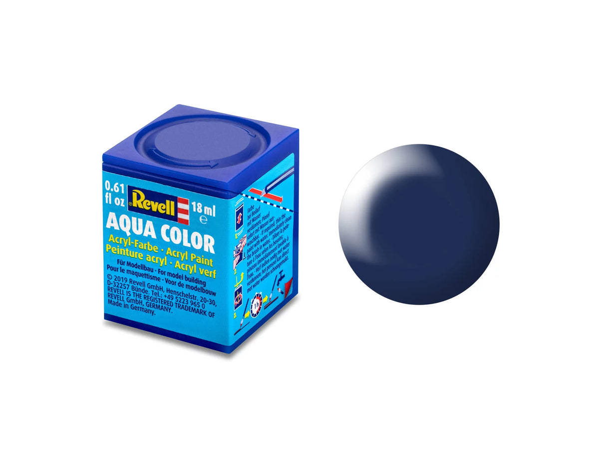 Lufthansa-blau, seidenmatt Aqua Color 18 ml