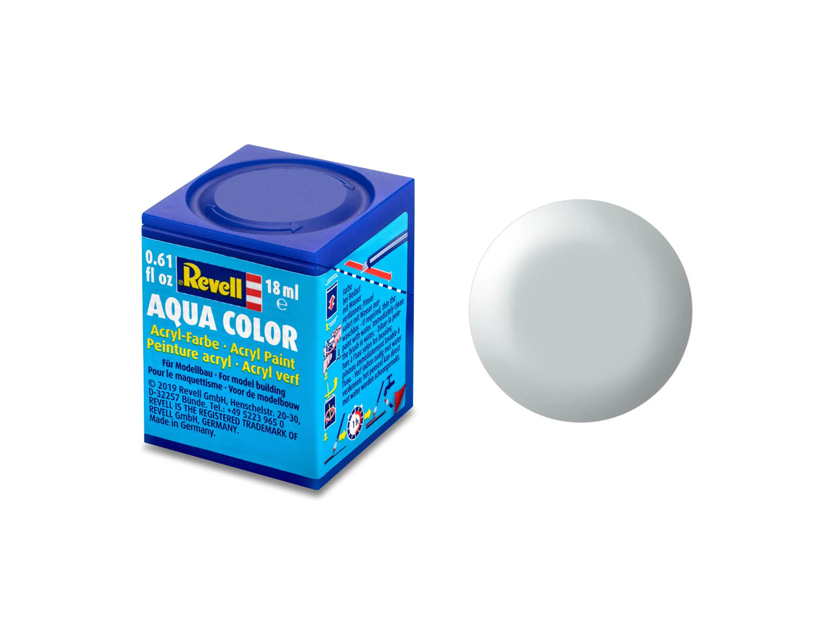 Hellgrau, seidenmatt Aqua Color 18 ml