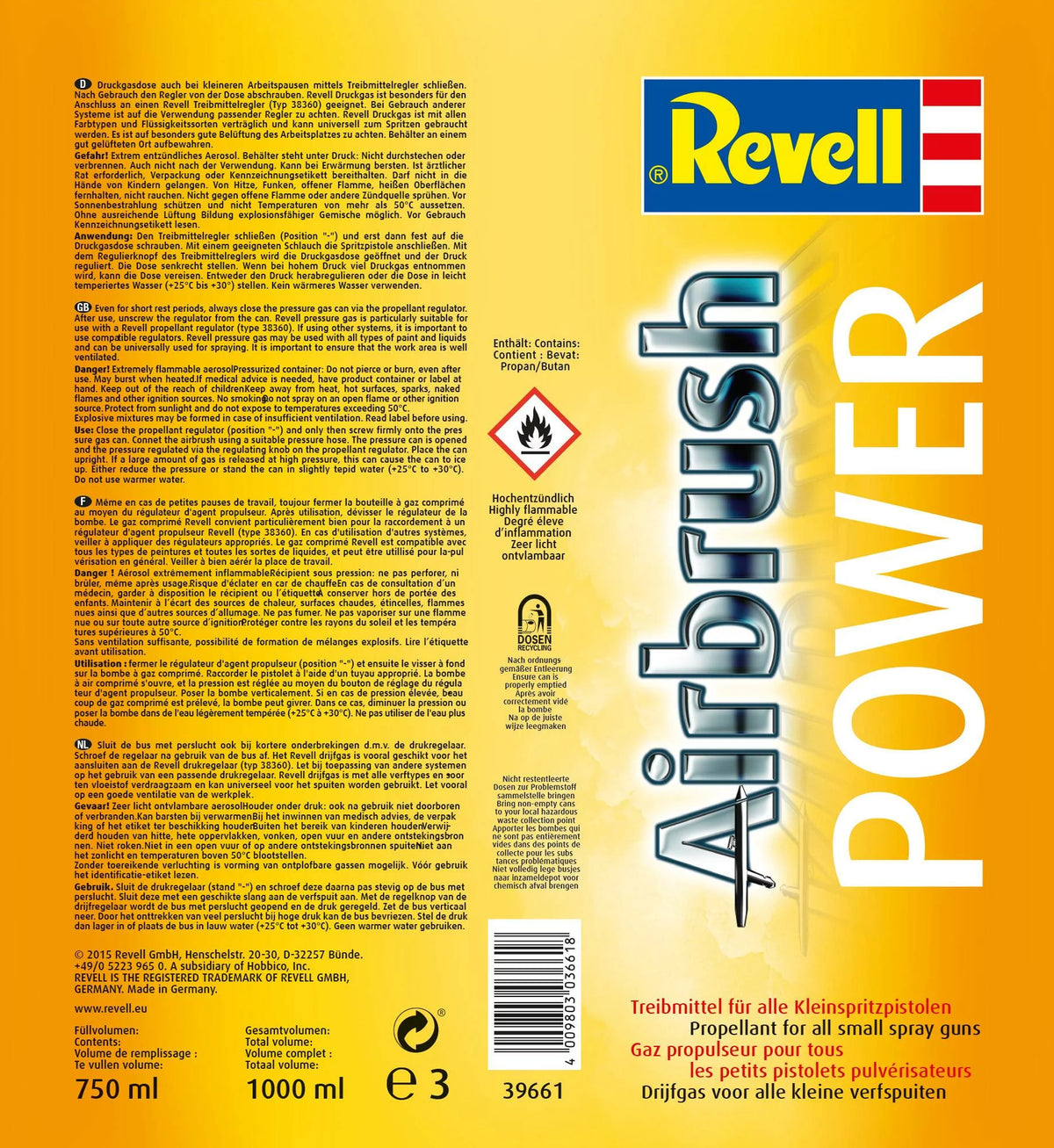 Airbrush Power, 750ml