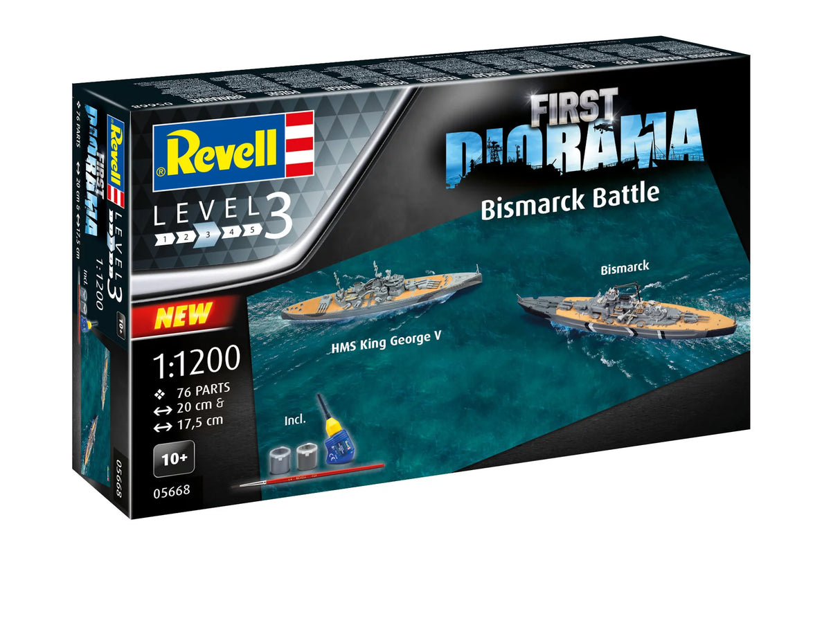 Premier ensemble de diorama - Bataille de Bismarck