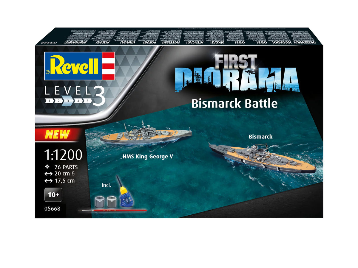 Premier ensemble de diorama - Bataille de Bismarck