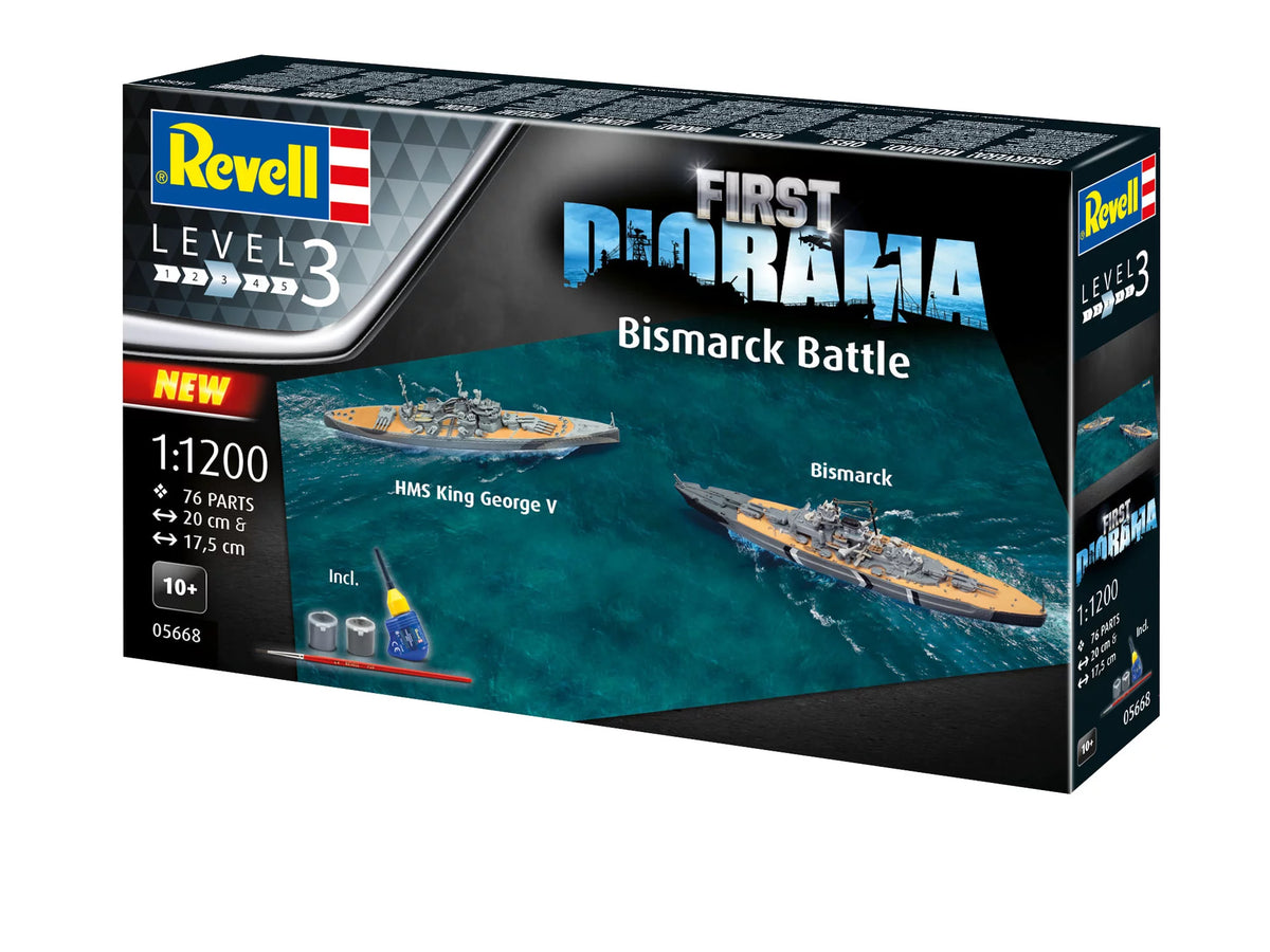 Premier ensemble de diorama - Bataille de Bismarck