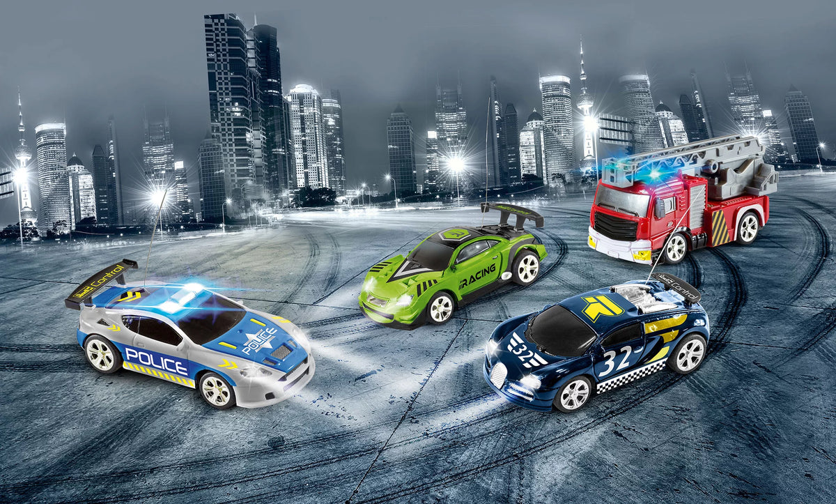 Mini RC Racing Car, blau