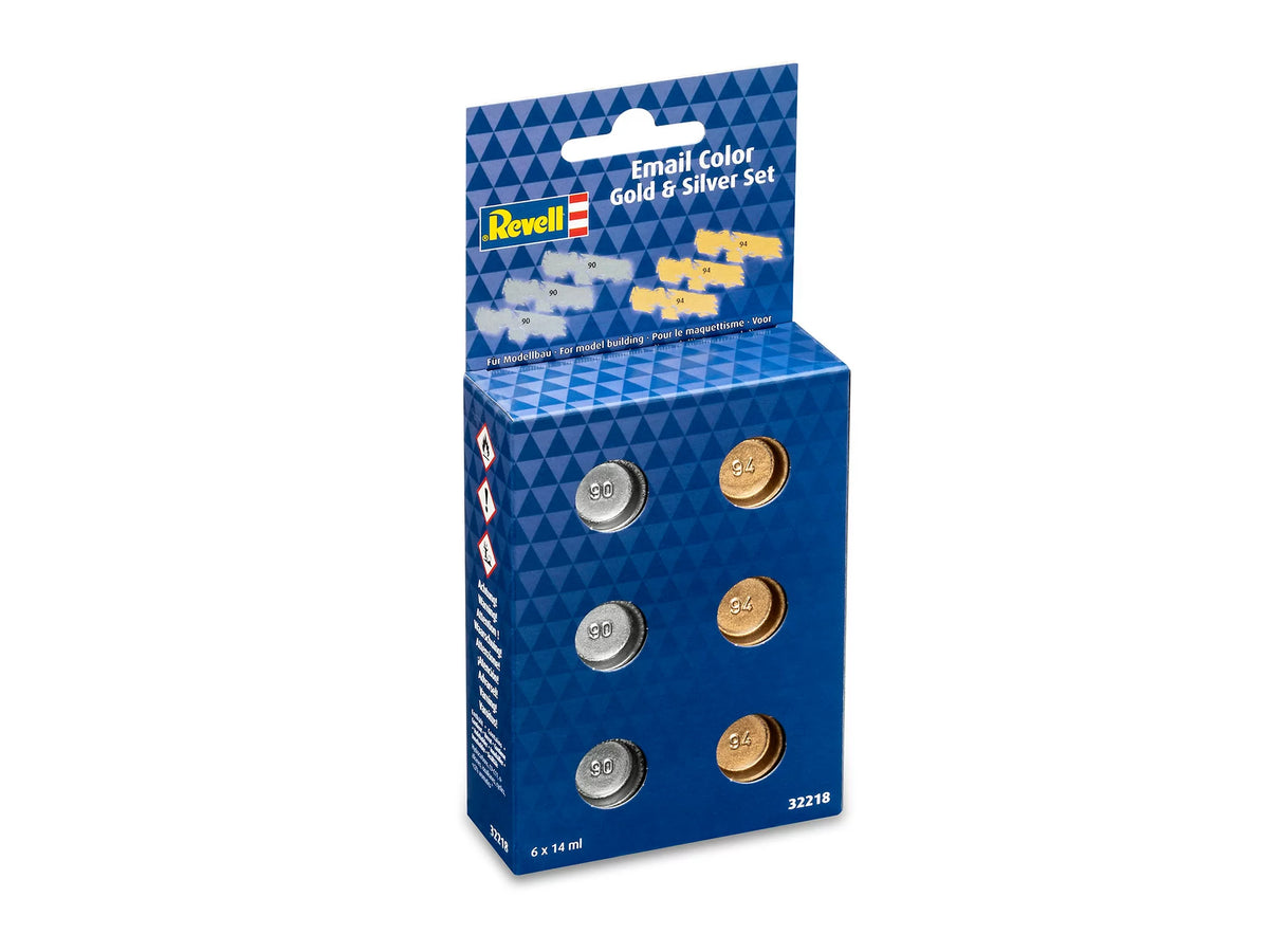 Email Color - Gold - Silver Set (6x 14ml)