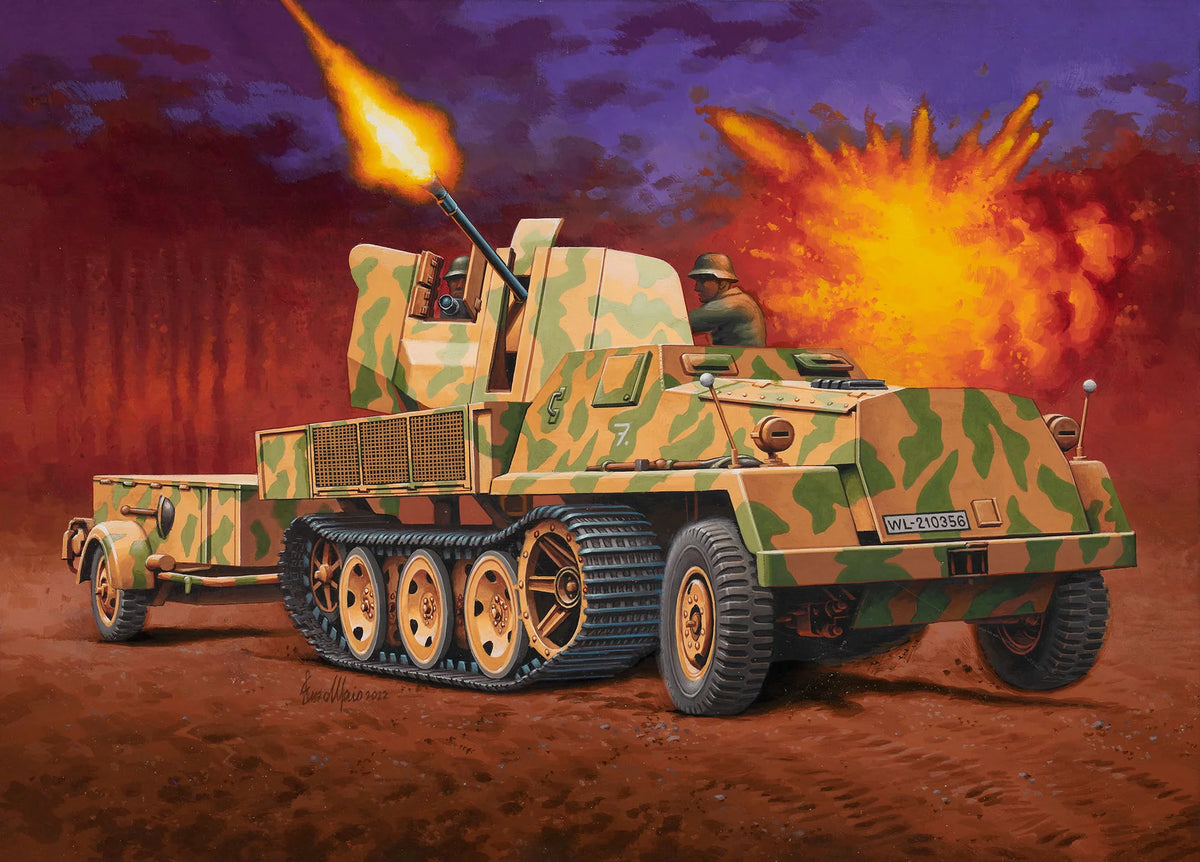 Sada modelů sWS s návěsem Flak43 a Sd.Ah58