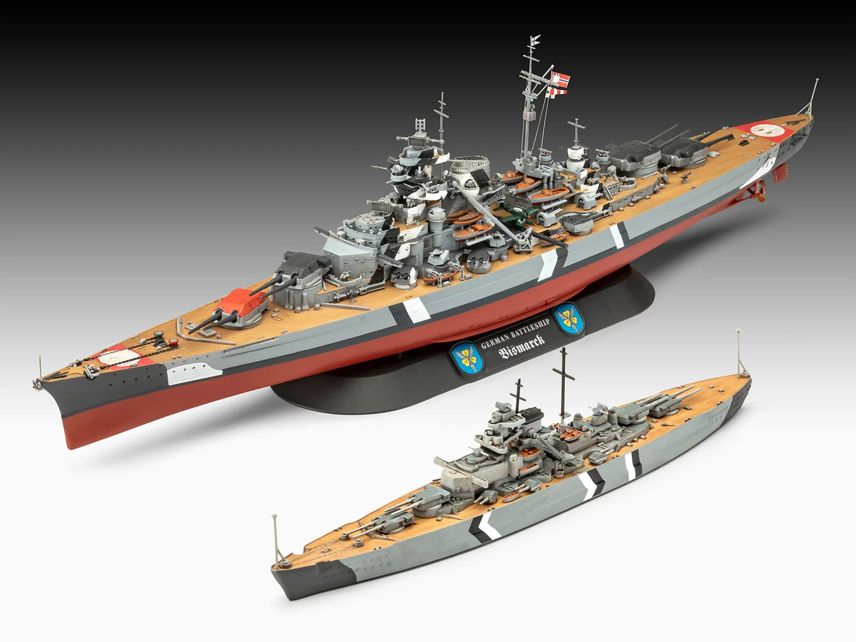 Geschenkset  The Legendary Bismarck (1:700-1:1200)