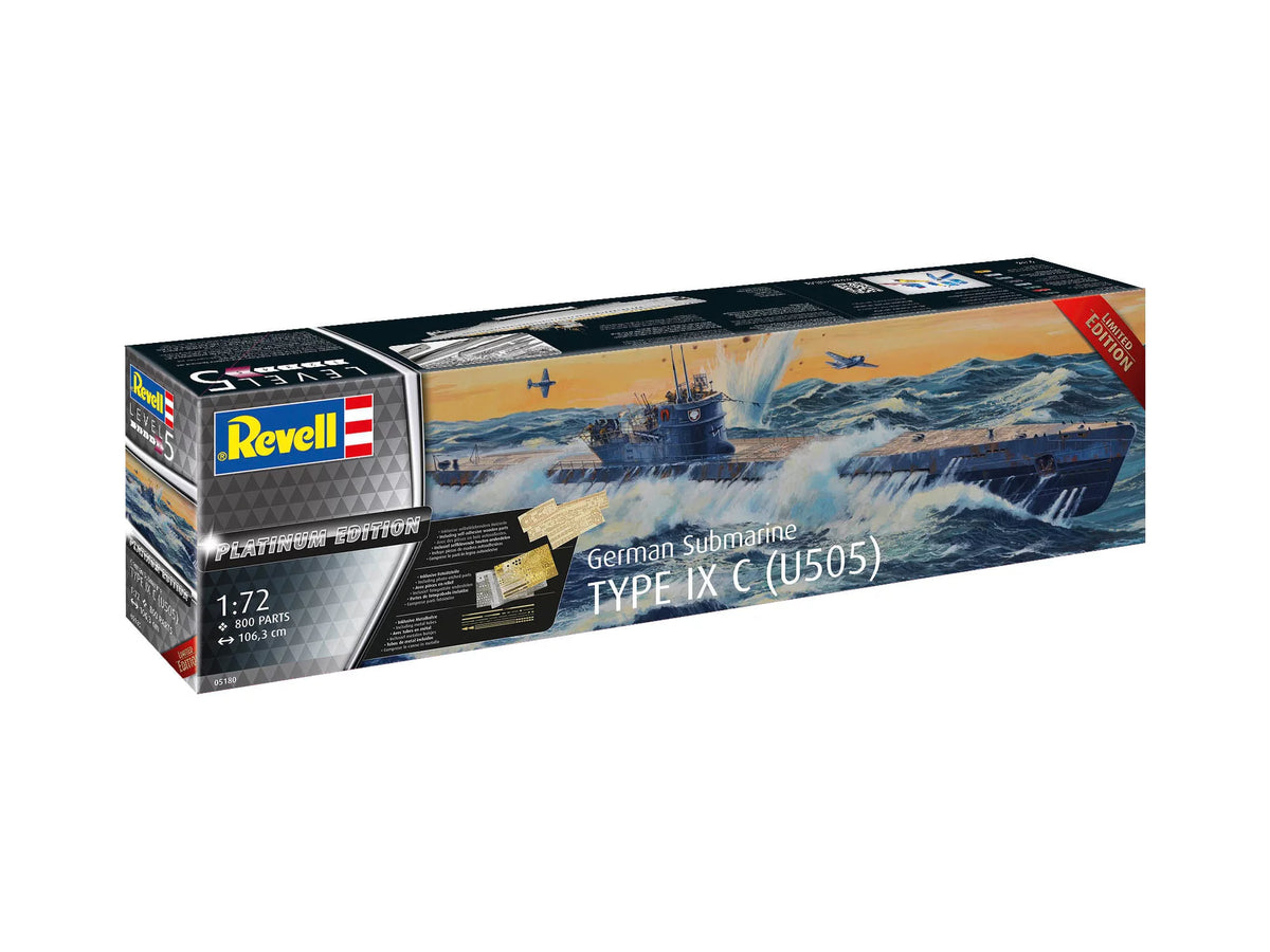 German Submarine Type IX C(U505)"Platinum Edition"