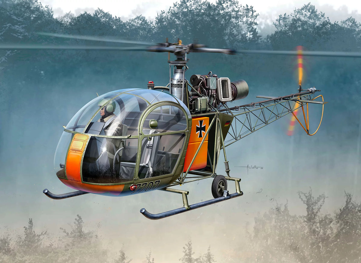 Set di modelli Alouette II