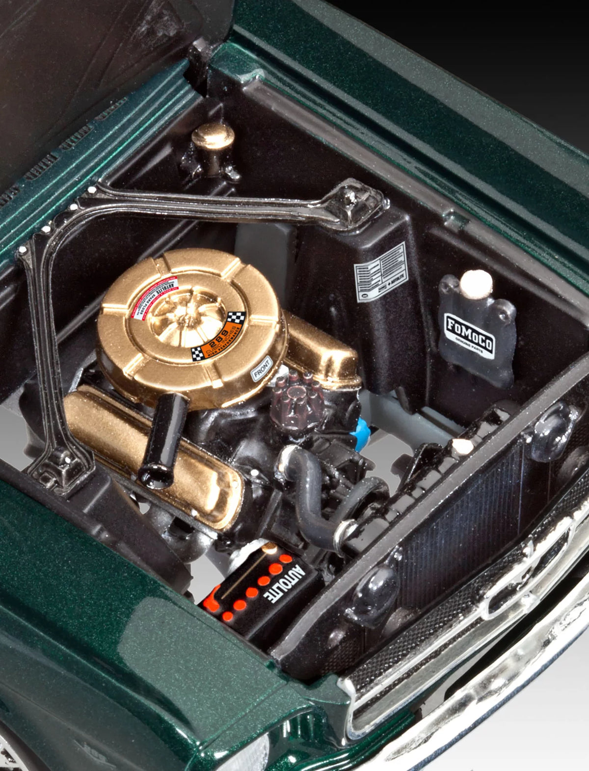 Set di modellini Ford Mustang 2+2 Fastback del 1965