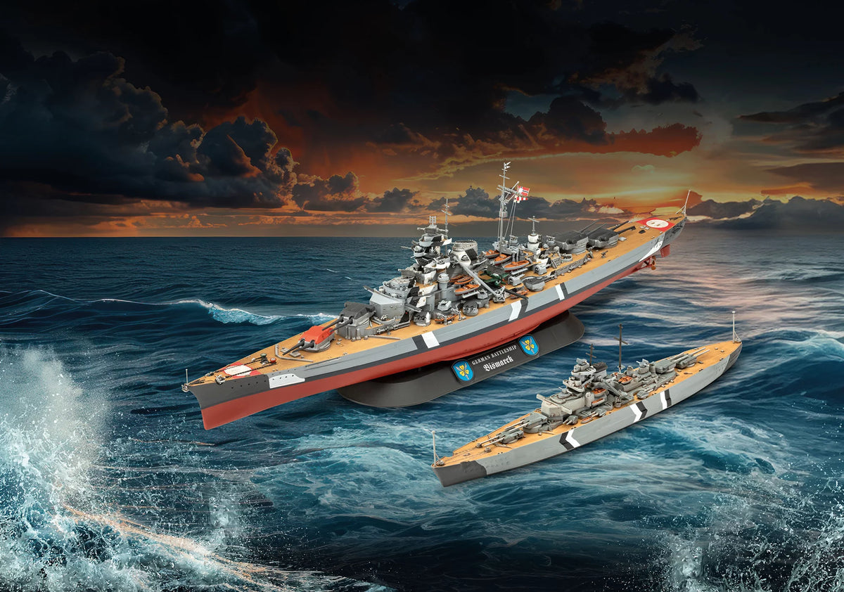 Geschenkset  The Legendary Bismarck (1:700-1:1200)