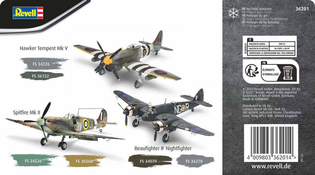 Barva modelu – RAF WWII (8x 18ml)