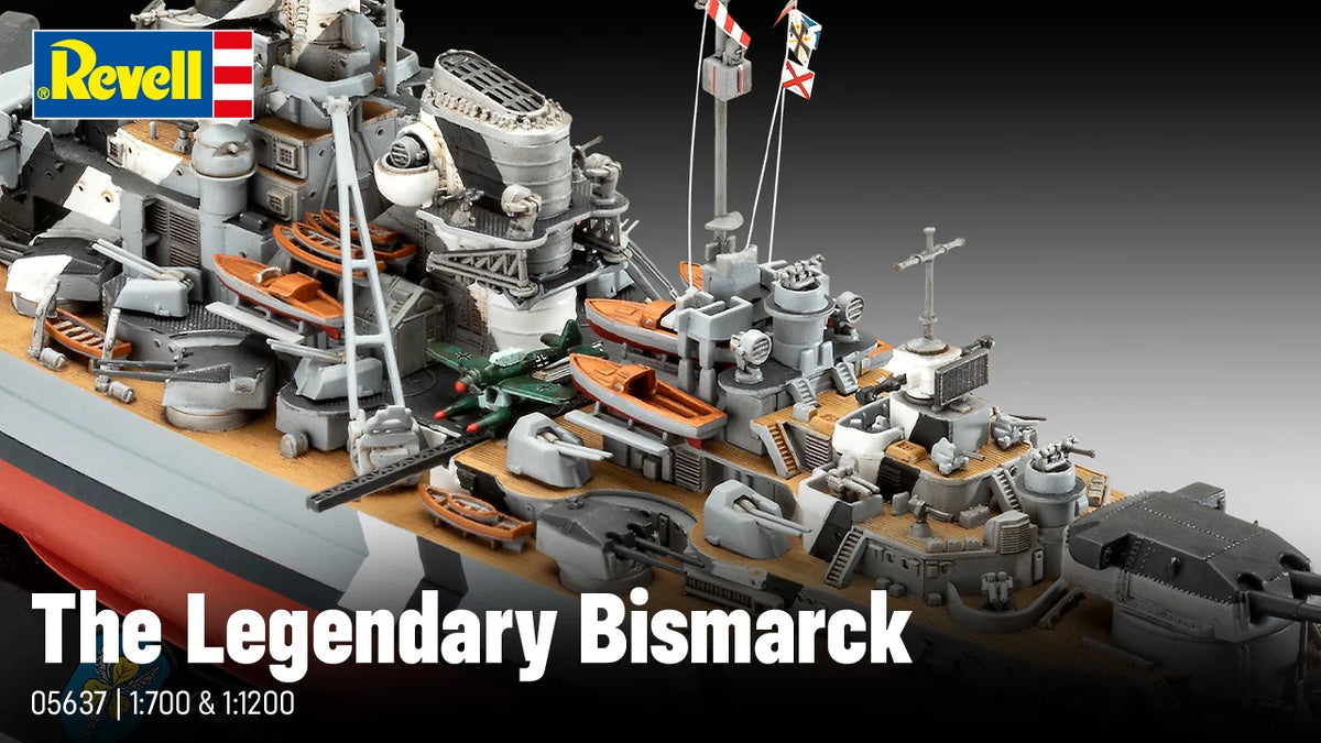 Geschenkset  The Legendary Bismarck (1:700-1:1200)