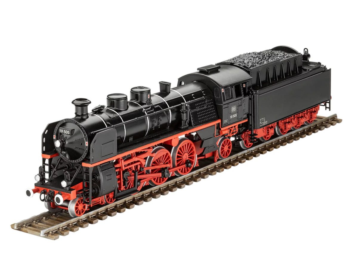 Locomotora de tren expreso BR 18 505 con ténder 2'3' T38