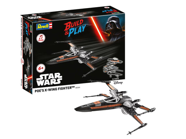Poe's X-Wing Fighter (w/Sound): Build & Play