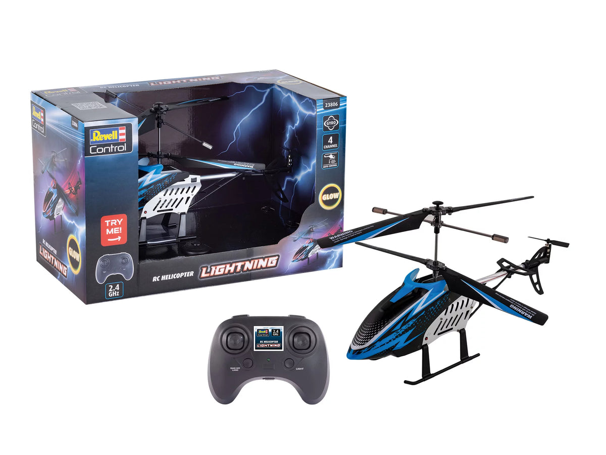 RC Helicopter Lightning, blau