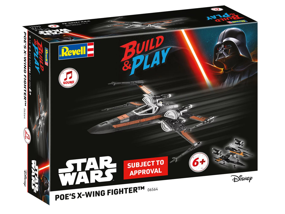 Poe's X-Wing Fighter (w-Sound): Build - Play