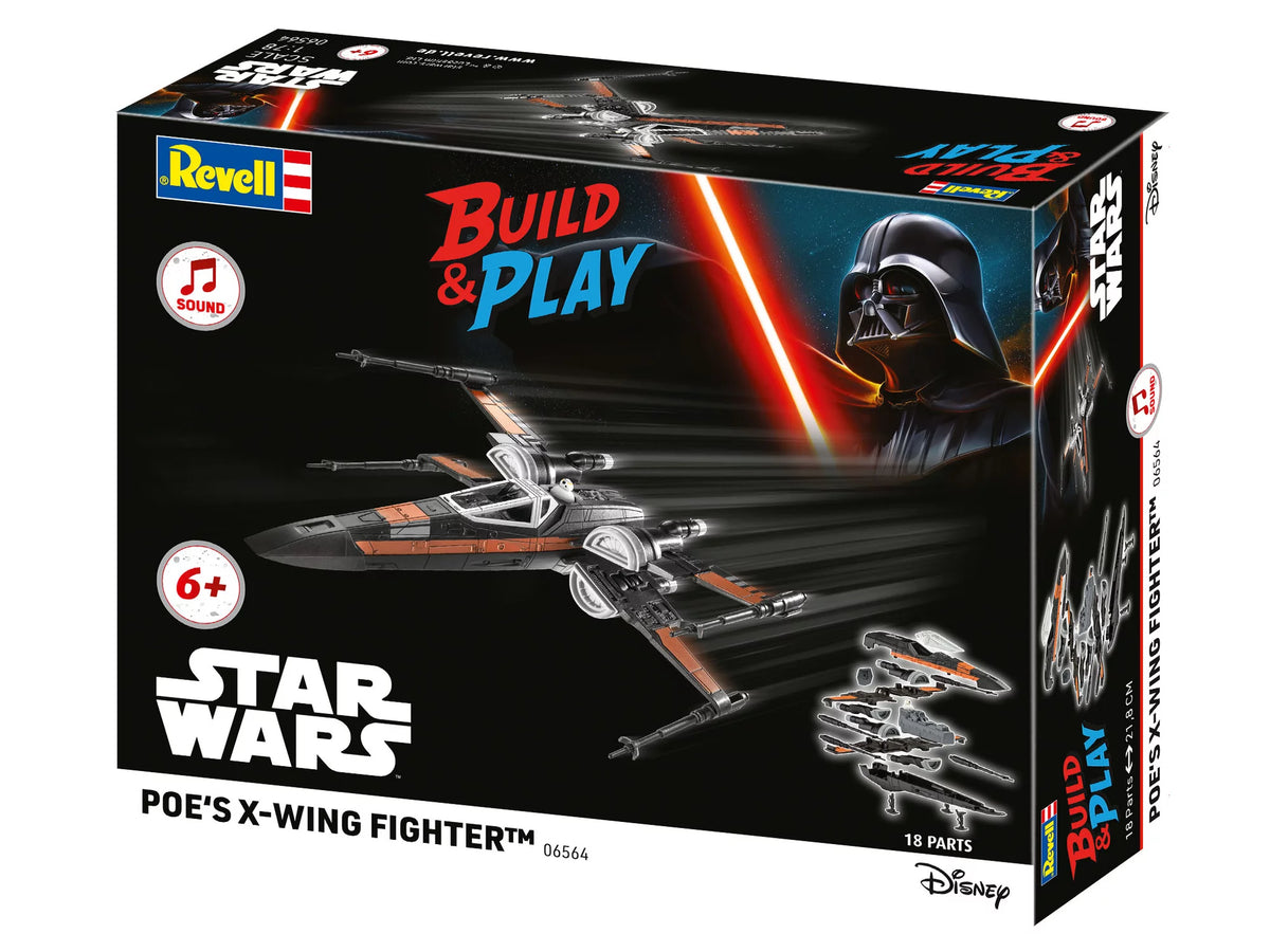 Poe's X-Wing Fighter (w-Sound): Build - Play