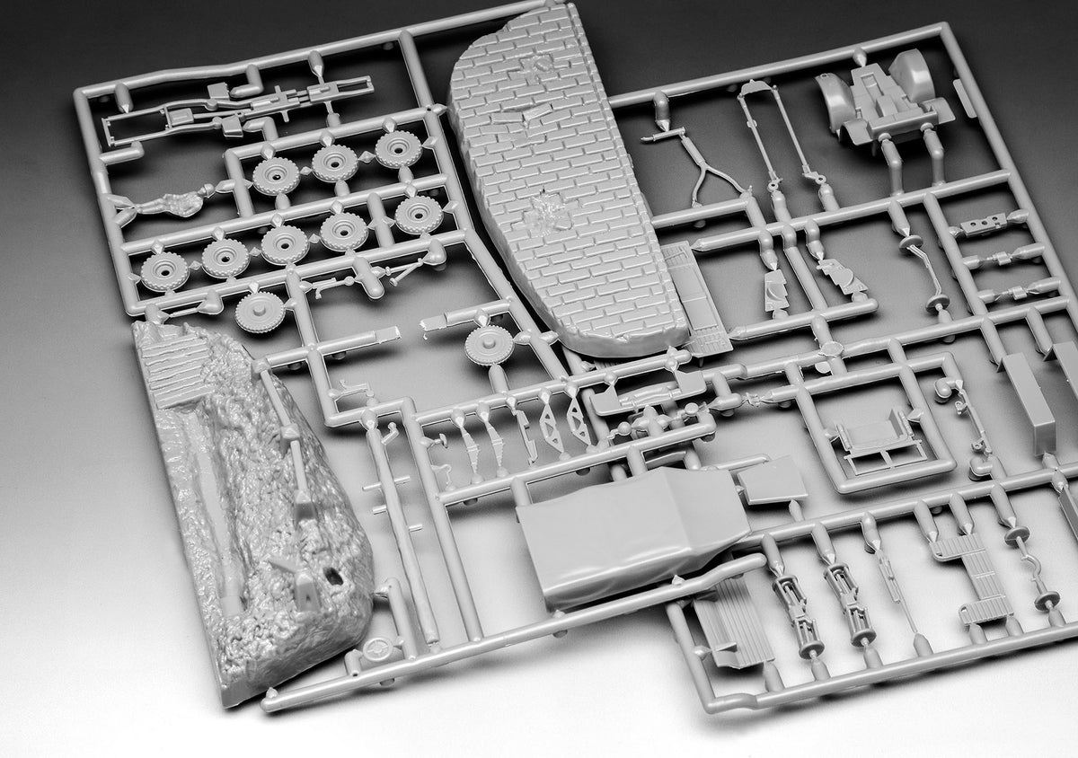 Modelset Krupp Protze KFZ 69 met 3,7 cm pak
