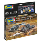Model Set Sd.Kfz.9 "Famo" 21cm Mörser 18 or 17cm Kanone 18