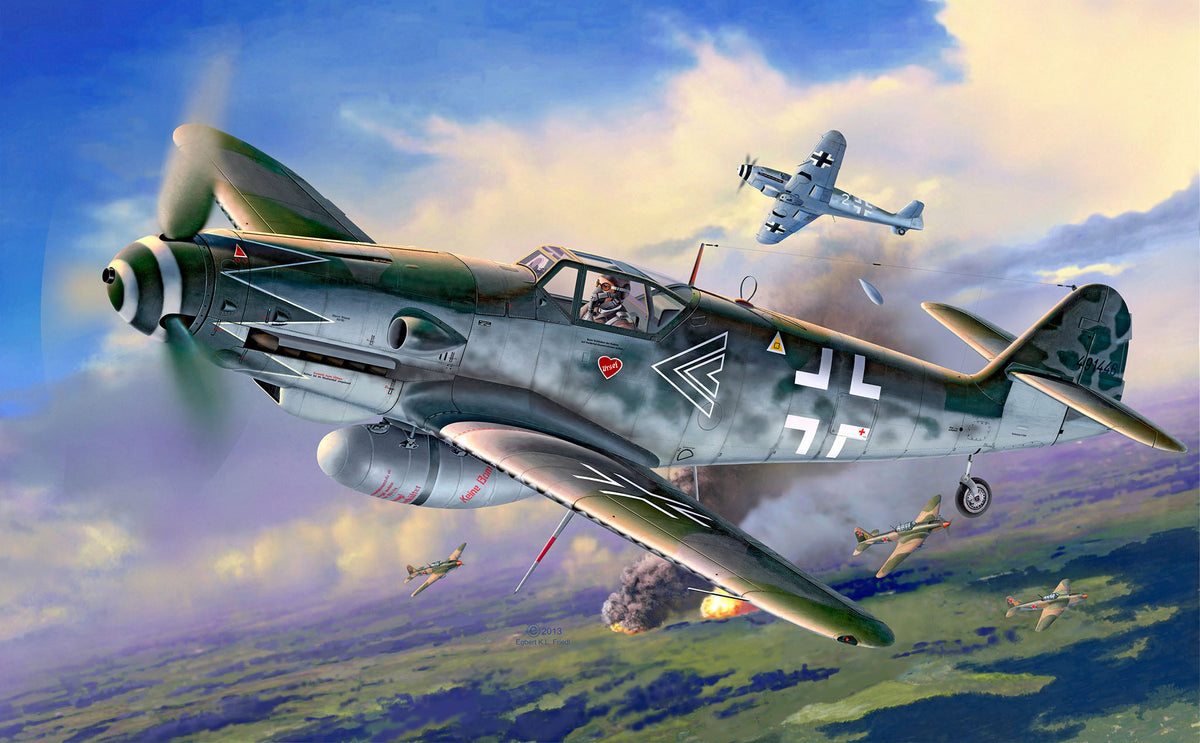 Model Set Messerschmitt Bf109G-10 Erla