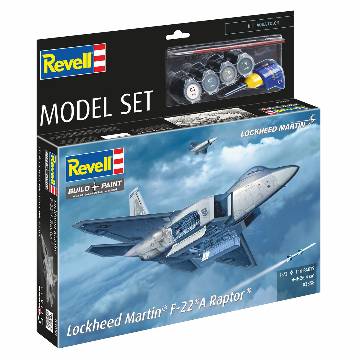 Model Set Lockheed Martin F-22A Raptor