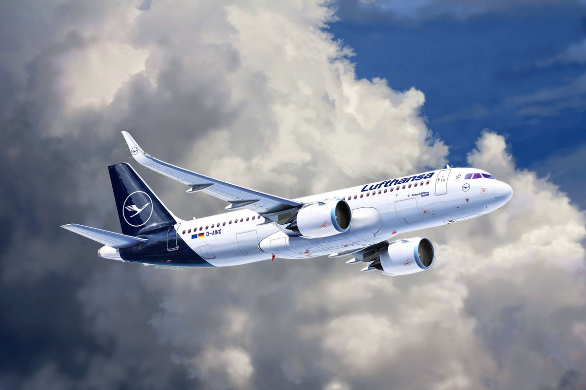 Model Set Airbus A320neo Lufthansa "New Livery"