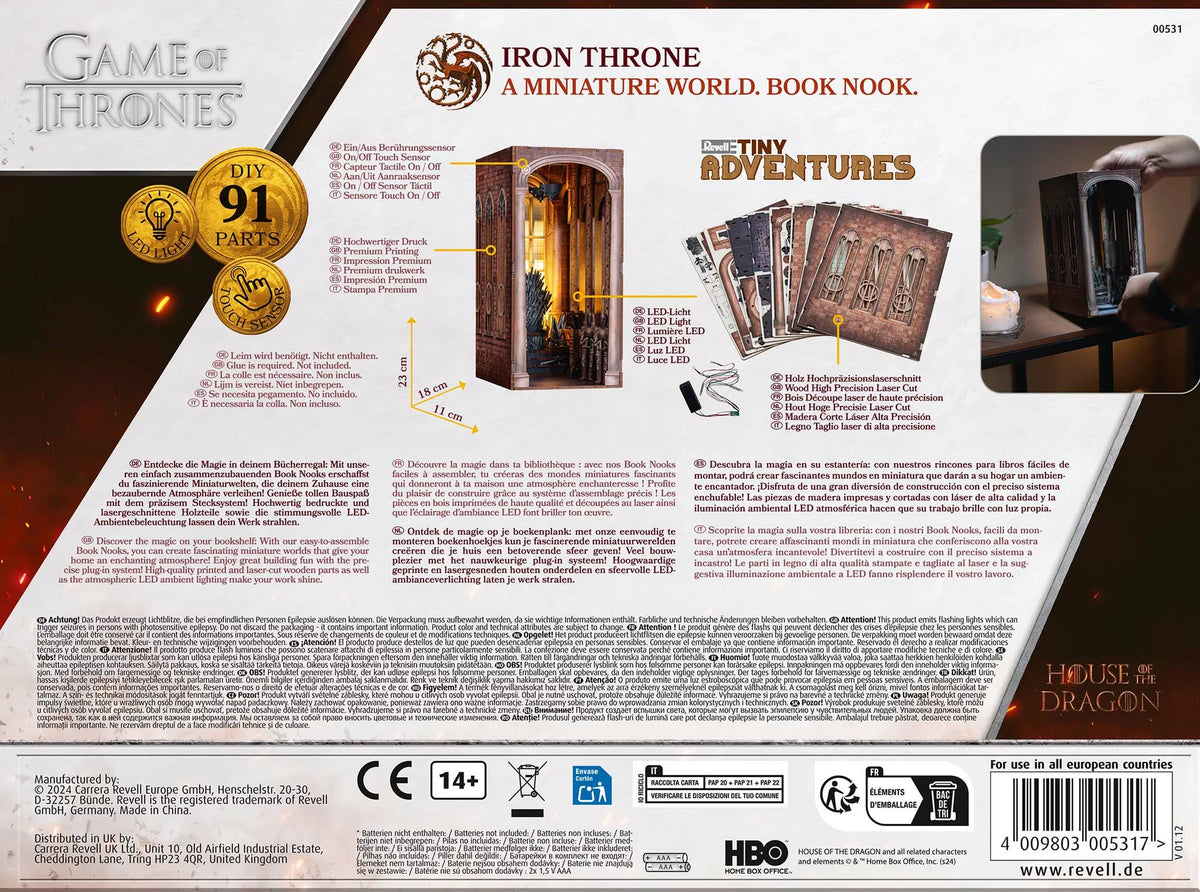 Tiny Adventures - Casa del Dragón "Trono de Hierro