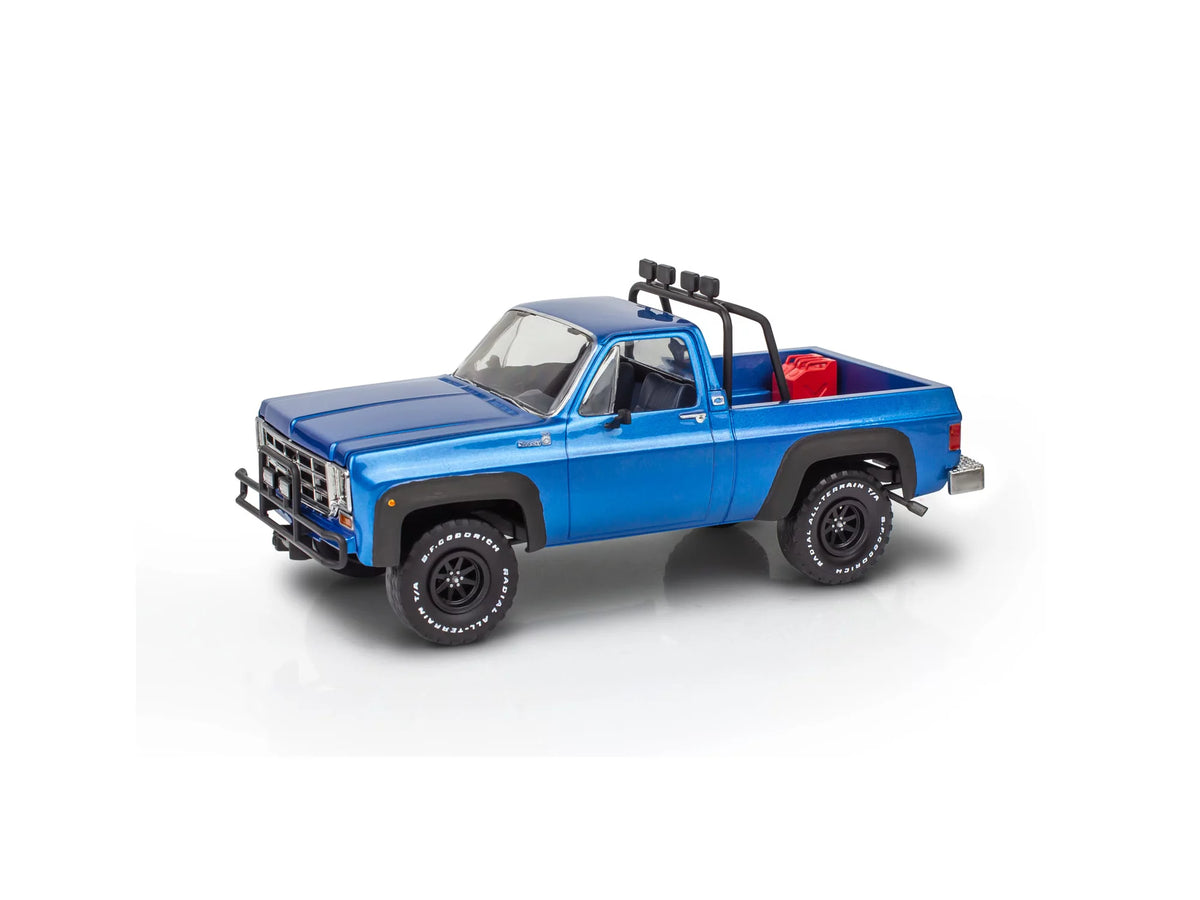 78 Chevy 4x4 Pickup + Malibu GP Virage and Trailer
