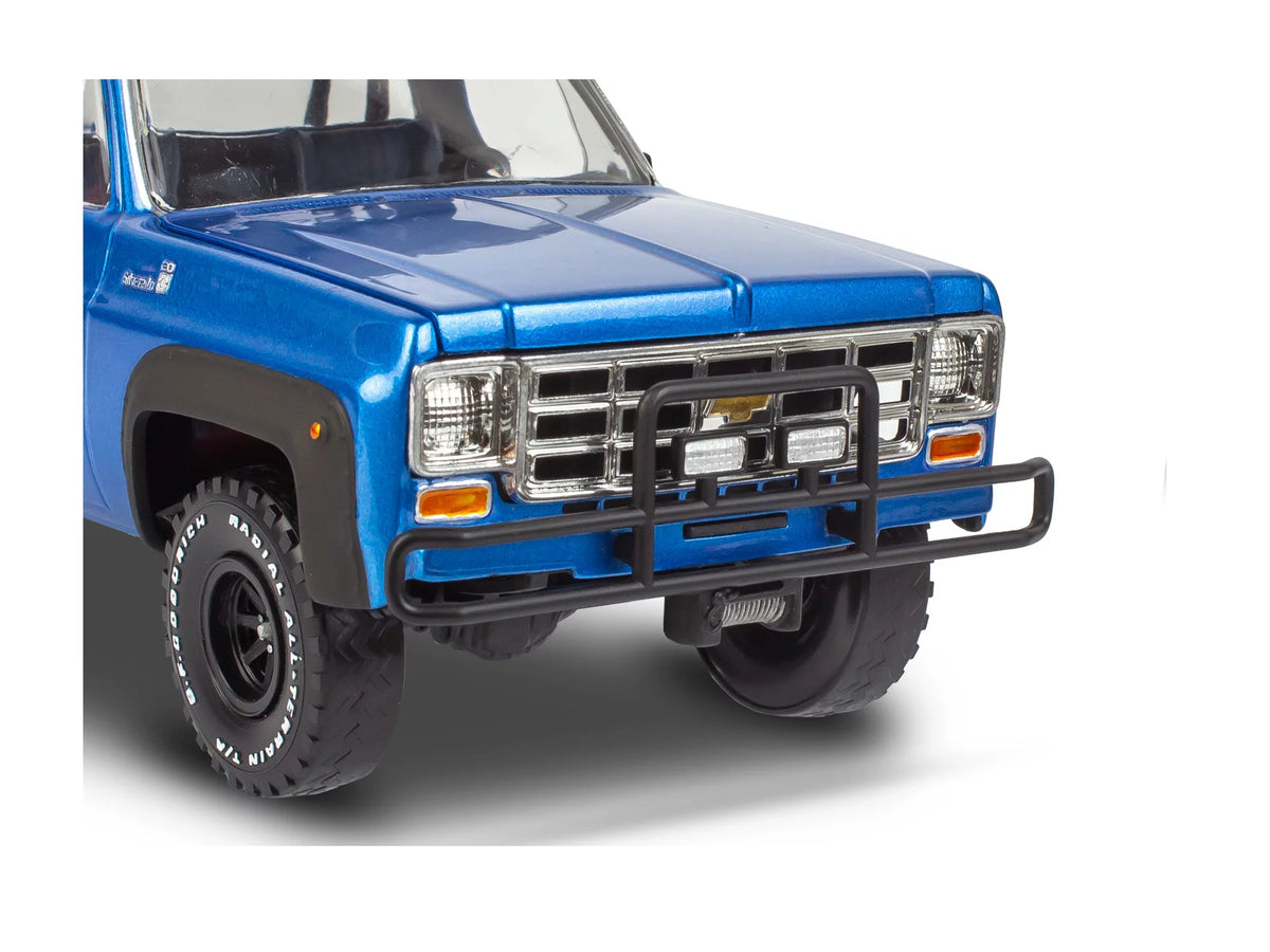 78 Chevy 4x4 Pickup + Malibu GP Virage and Trailer