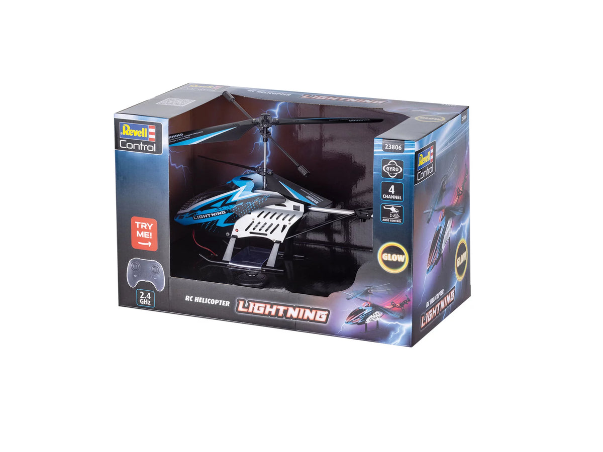 RC Helicopter Lightning, blau