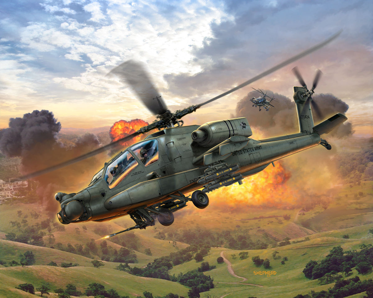 Modelset AH-64A Apache