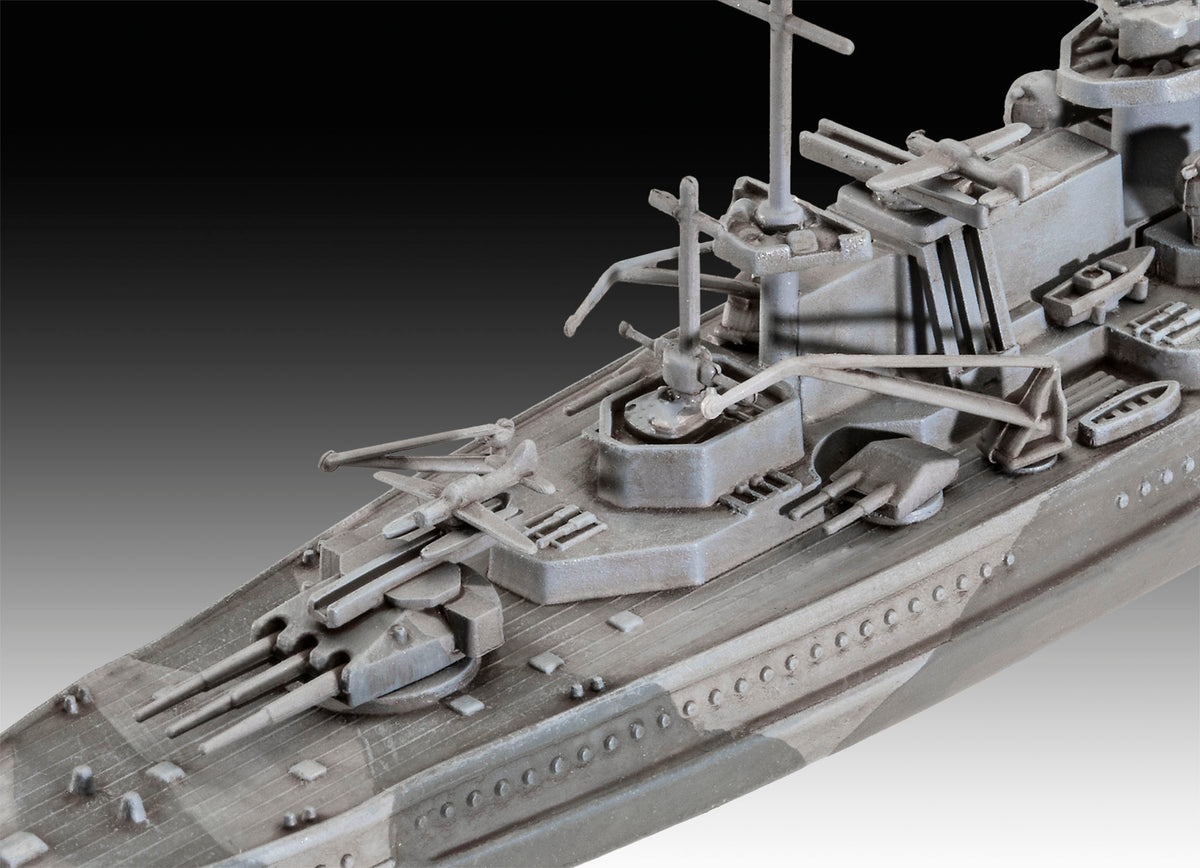Model Set Battleship Gneisenau