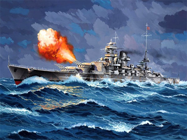 Model Set Battleship Gneisenau